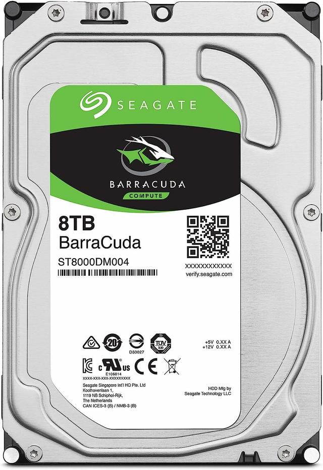 Seagate BarraCuda 8TB Internal Hard Drive HDD